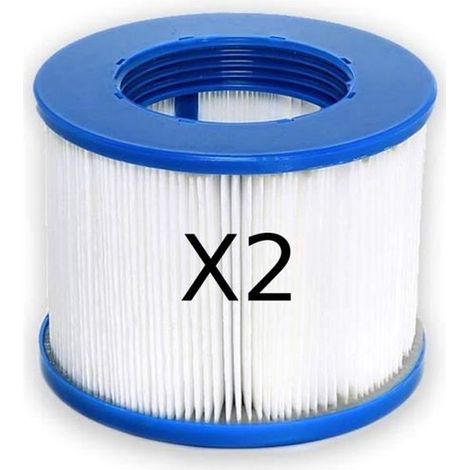 Cartouche filtrante - OUTILE - Lot de 2 - 120 plis - 80 mm hauteur - 100 mm diamètre (1/3)
