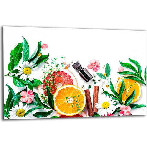PLAQUE DE PROTECTION EN VERRE POUR CUISINIÈRE 80x52 FRUIT (1/5)