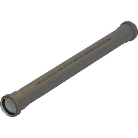 "TUBO A INNESTO """"BAMPLAST PP-TECH"""" Ø125 CON 2 BICCHIERI 500 mm"