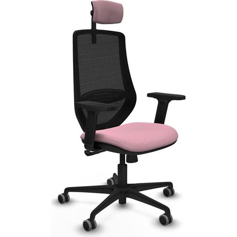 Piqueras y Crespo Mardos Silla de Oficina Rosa Ajustable