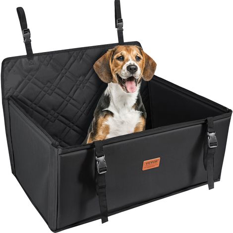 Vevor – Siège auto pour chien jusqu'à 22 kg – Tissu Oxford imperméable – Installation facile – Ceintures de sécurité réglables – Cadre de support