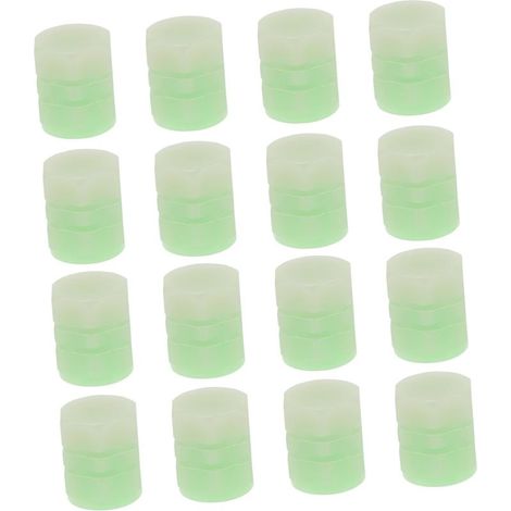48 Stück Fontanelle Ventilkappen, fluoreszierende Reifenventilkappen, Luftreifenlichter für Fahrradreifen, Ventilkappen (1/4)