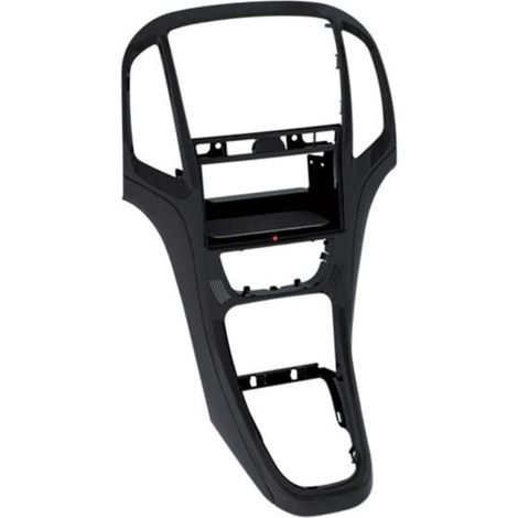 Facade autoradio 2DIN compatible avec Opel Astra ap09 Avec Vide poche Induction Qi Noir perle
