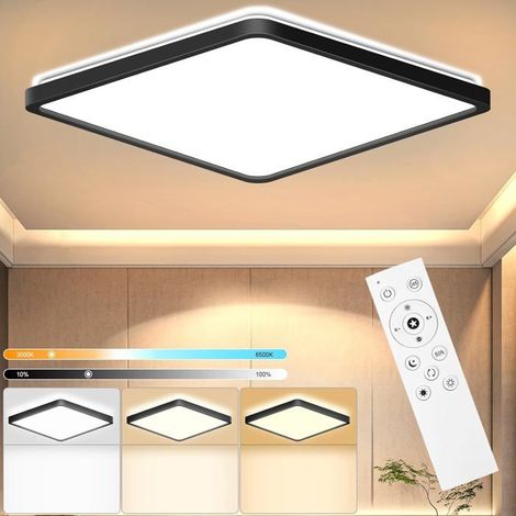 Plafonnier LED dimmable-KAL-Plafonnier LED 18W 1800Lm,Dimmable,3000K-6500K,Panneau Plat,Salon,Chambre,Cuisine,Couloir (1/5)