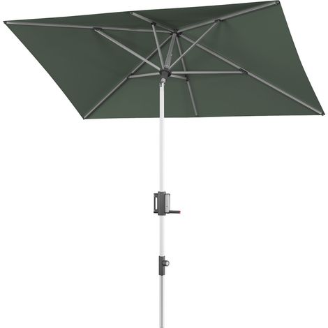 KNIRPS APOLL 230 x 150 cm rechteckig Balkonschirm 7 Farbvarianten Sonnenschirm 600 Aloe
