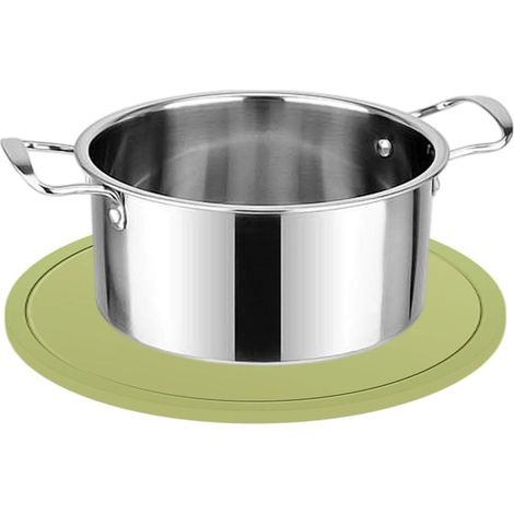 Dessous de plat en silicone, rond, antidérapant (1/5)