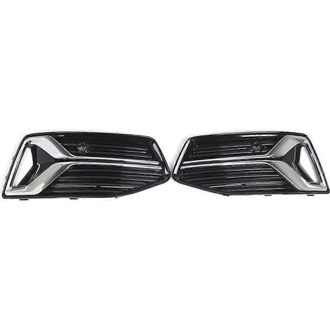 1 par de cubiertas para faros antiniebla de la rejilla del parachoques delantero para A6 C8 2019-2023 4K0807647 4K0807648 (1/5)