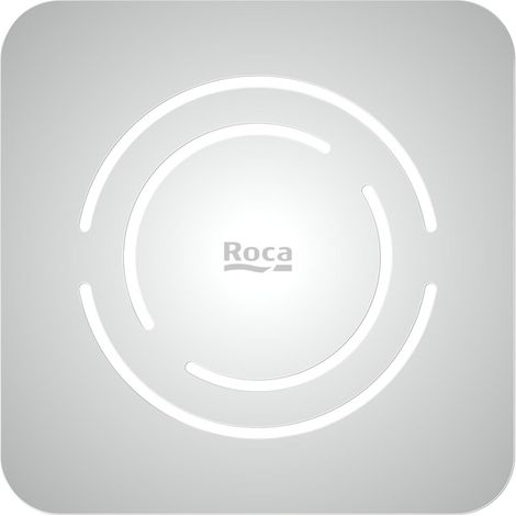 Roca – Grille de vidage Twist en acier inoxydable pour receveur de douche Terran-N – Résistance à la glissance – Accessoire pour siphon