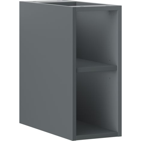 Mexen Box-A armoire ouverte avec étagère 20 cm, graphite mat - 91AX2-0200-470-0-66 (1/4)