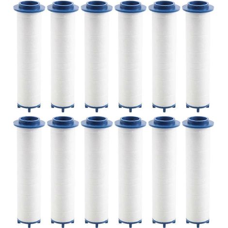 Lot de 12 filtres pour pommeau de douche à ventilateur turbo à main à hélice -- (1/5)