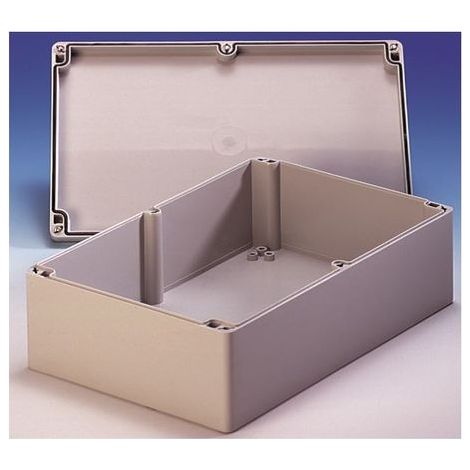 Abtech ZPS17 Industriegehäuse mit PC – graue Abdeckung – 300 x 230 x 85 mm (1/2)