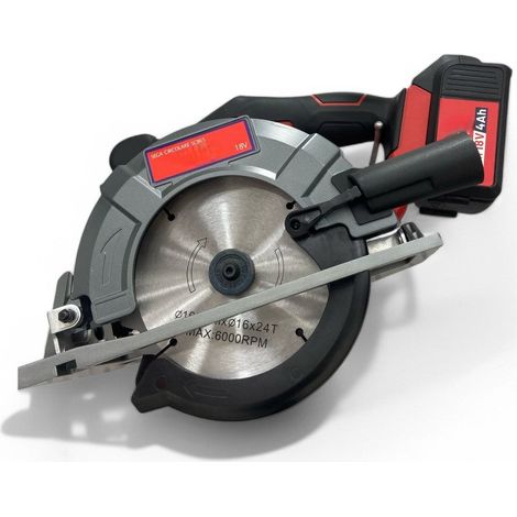 Sega circolare a batteria 18V 2.0/4.0 Ah con lama in acciaio max 16.5 cm (1/2)
