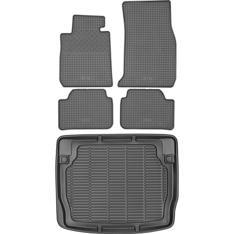 BMW 1er F20 Schrägheck (2011–2019) – SET: Gummifußmatten + Kofferraummatte