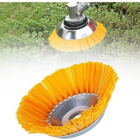 Tête de débroussailleuse Indestructible en Nylon Tête de débroussailleuse en Acier - Brosse de désherbage Ronde Universelle pour débroussailleuse (1/5)
