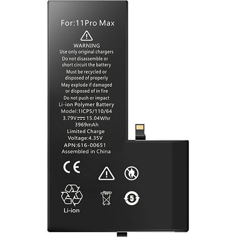 NX - Batterie téléphone, smartphone, GSM pour iPhone 11 Pro Max 3.79V 3969mAh - 616-0035