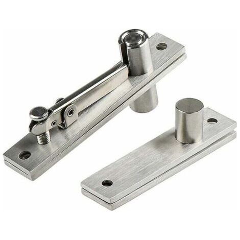 Charnières de porte pivotantes en acier inoxydable Charnières pivotantes robustes pour portes en bois Arbre à 360 degrés