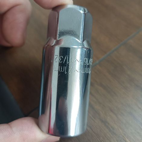 Coffret de douilles universelles trois pièces, clé à douille multifonctionnelle, clé à cliquet, jeu de douilles pour perceuse, 7-19 mm avec rallonge, 501 (1/4)