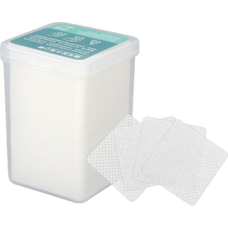 200 Coussinets de Nettoyage Colle Haute Absorption Anti-Statique Doux Lingettes Résidus Colle Extensions Cils Usage Domestique (1/5)
