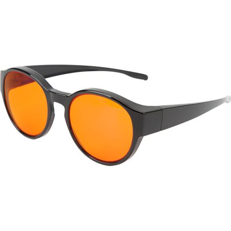 Lunettes de Protection Anti-Lumière Bleue - Filtre Avancé contre les UV et l'Éblouissement - Style Rond pour Écrans (1/5)