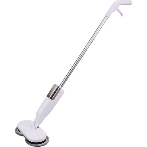 Balai-serpillère électrique, balai-serpillère humide et sec, balai-serpillère sans fil multifonction avec fonction de chargement USB, balai-serpillère rotatif électrique, nettoyeur de sols (1/5)