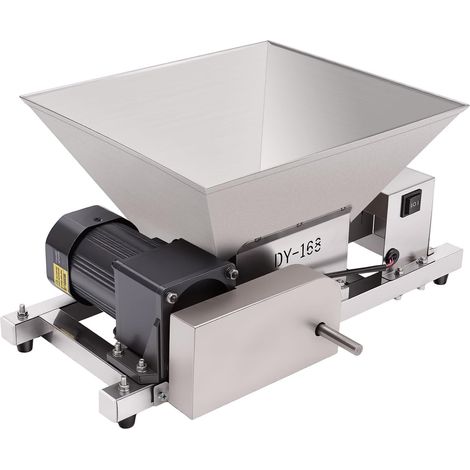HAUTOUR Moulin à fruits électrique en acier inoxydable – 4L - Hachoir à fruits, pain et sucre – Moteur 60 W, capacité de 44 lbs/h, utilisation facile, pour la cuisine ou le commerce (1/5)