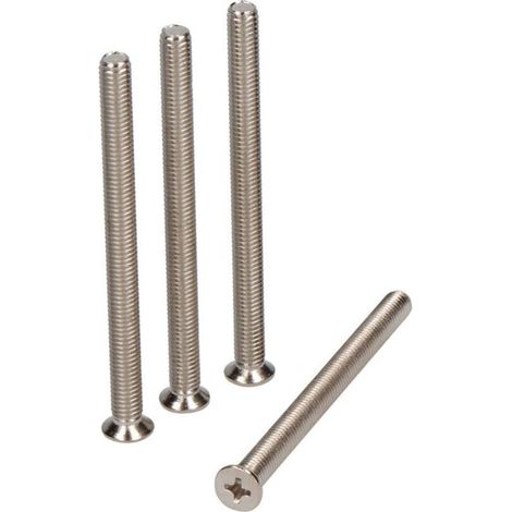 Vis à cylindre nickelé M5x65mm – Acier résistant – Lot de 4 unités pour maintien ferme – Applications diverses - TRN16