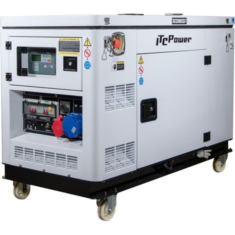 ITC POWER Stromaggregat Diesel 12,5 KVA DG12000XSE-T Wassergekühlt (1/5)