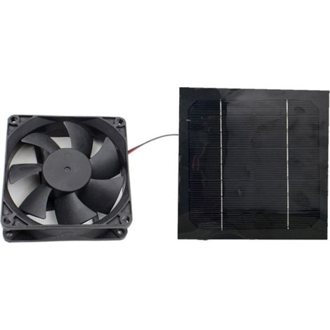 Mini-Luftabzugsventilator mit 20 W Solar-Luftabzug, angetrieben durch Solarpanel (1/4)