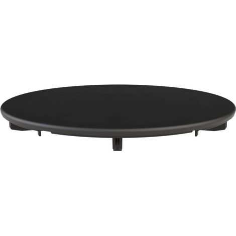 Placa decorativa para desagüe de fregadero de cocina Ø114 en color negro mate L.B. Plast BOC-AN-P3  Negro mate