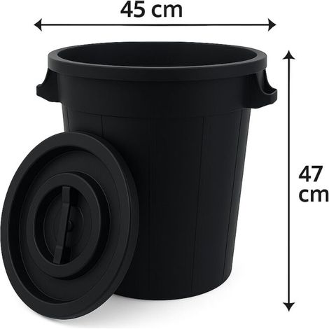 Runder Wassertank mit Deckel 50 Liter – Wasserspeicher Grow (1/5)