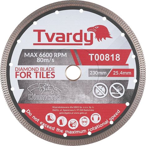 Disque diamanté pour grès cérame 230x10x25,4/22,23mm (25) (1/2)