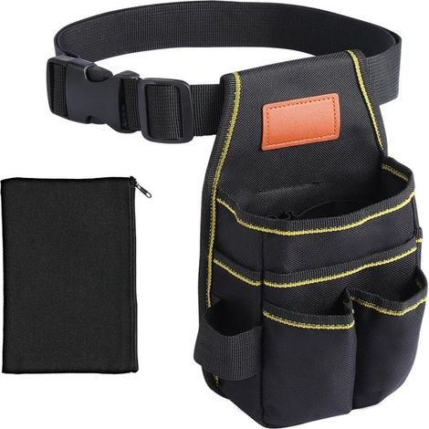 1 Sacoche à outils, 12 compartiments, tissu Oxford, ceinture ajustable, électricien mécanicien (1/5)