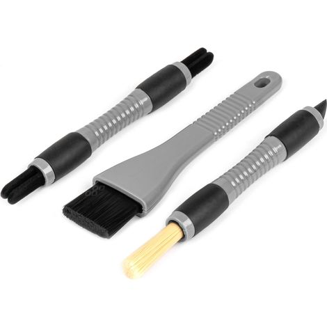 Set de cosméticos para automóviles, 3 cepillos para detallado de automóviles amio-04033 (1/5)