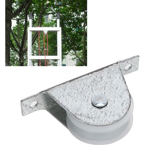 Lot de 4 poulies universelles de 4 cm de diamètre pour échelle, pièces de rechange et accessoires. (1/5)