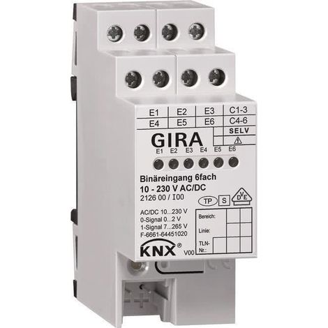 Binäreingang 6f. KNX 10-230V AC/DC 212600 (212600)