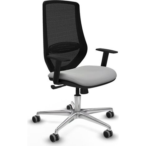 piqueras-y-crespo Mardos chaise bureau gris clair ergonomique