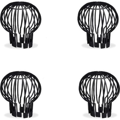 4 pcs Filtre pour Descente de Gouttière, Gardes de Gouttière, Garde les Gouttières non Obstruées par des feuilles, de la mousse, de la boue, des boules et autres débris (1/5)