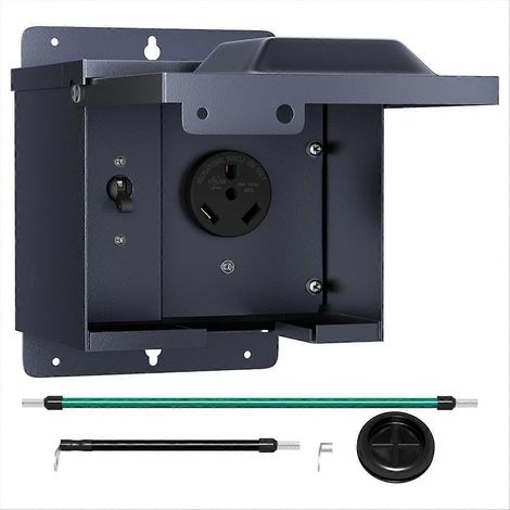Disjoncteur 30A Boîte de Distribution Américaine pour Camping-Car - Panneau Électrique RV avec Protection de Circuit (1/5)