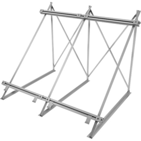 Set montage toit plat 4plus 6 capteurs absorbeur en méandre ou harpe