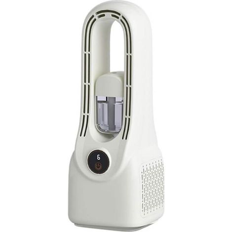 Tragbarer Luftkühler – 6-stufiger, klingenloser Ventilator – 150-ml-Luftbefeuchter – Für Büro und Schlafzimmer (1/5)