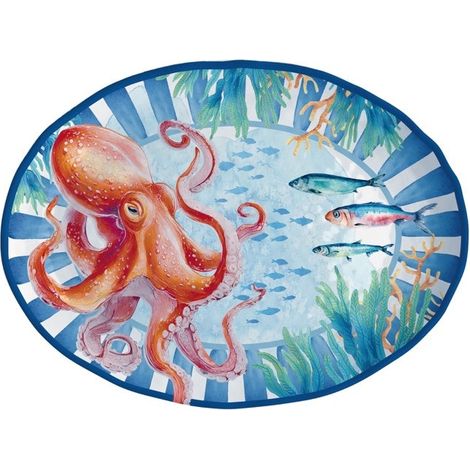 Ad Trend Vassoio Ovale Deep in Melamina 40 x 30 Cm H 3 Cm (1/2)