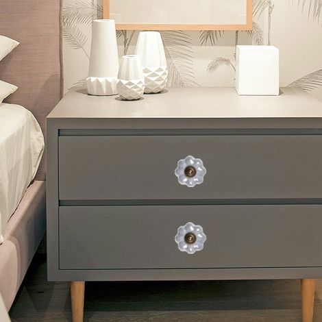 Ensemble de 10 poignées décoratives vintage en acrylique en forme de citrouille, transparentes, pour portes, placards, tiroirs, commodes, armoires, meubles de cuisine ou chambre d'enfant. (1/5)