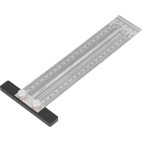 Règle de marquage 200mm pour menuiserie et positionnement (1/5)