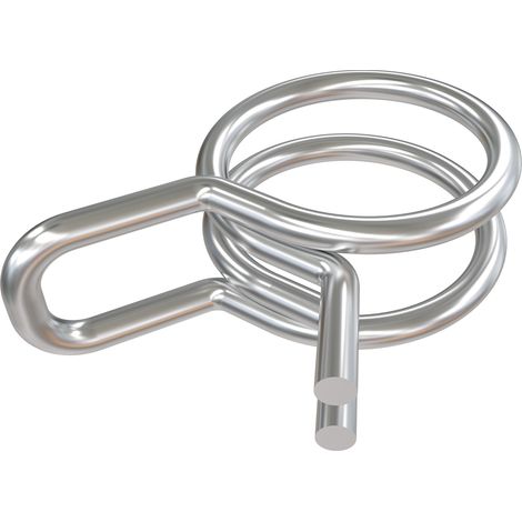 Serrure double fil pour tube tissé Ø 10 mm (3/8'') - Lot de 25 pièces