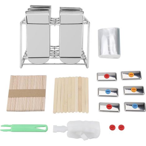Edelstahlformen für die industrielle Herstellung von hausgemachtem Eis, DIY-Küchen-Eisformen-Werkzeug, Edelstahlform, Eiscremeform-Werkzeug. (1/5)