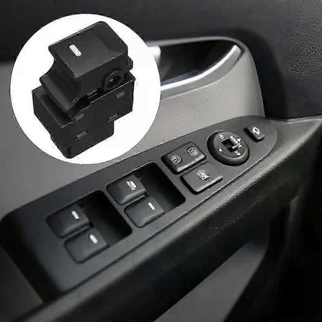 Réparation de la commande de lève-vitre Kia Sportage 2011-2015, interrupteur de lève-vitre électrique simple, côté passager, références 93575-1H000 et 935803W000. (1/5)