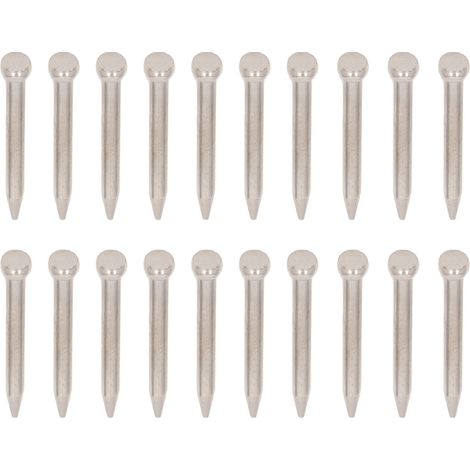 20 pièces embouts de pointeau de centrage de rechange, acier allié, têtes de perçage de trous, accessoires de forage, diamètre 4 mm (1/5)