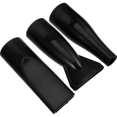 Diffuseur Accessoire Professionnel en Abs Noir 3 Pièces pour Sèche-cheveux Réduit L'impact Thermique, Compatible Tuyau de 4,2cm pour Cheveux Bouclés (1/5)