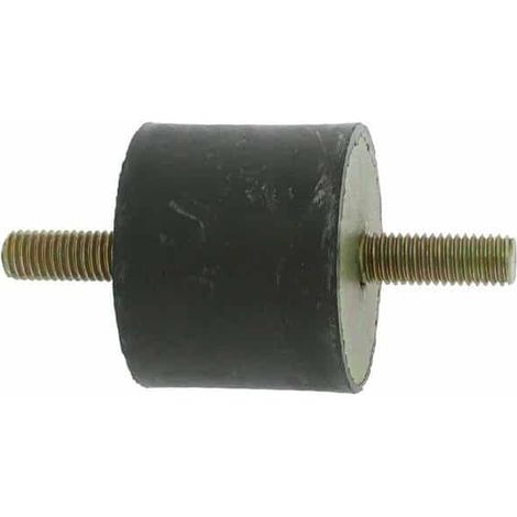 Silent bloc mâle-mâle 50mm – Longueur 40mm – Filet M10 – Longueur filet 27mm – Adaptable pour chantiers humides