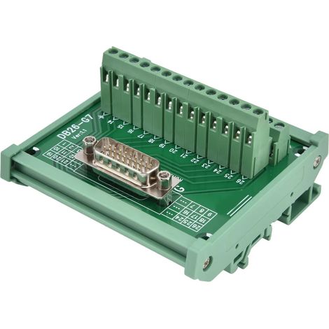 Module de bornier, carte de circuit imprimé, connecteur en cuivre, adaptateur de dérivation, connecteur, 60 V CC (1/5)